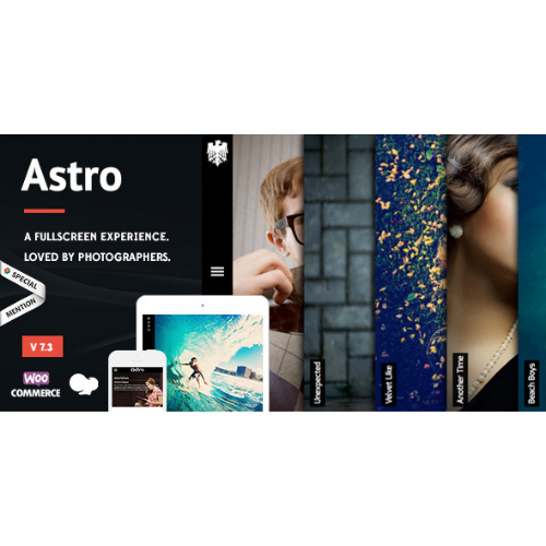 Astro – Photography GPL WordPress Theme