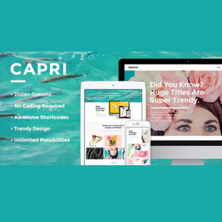 Capri – A Hot Multi-Purpose GPL WordPress Theme