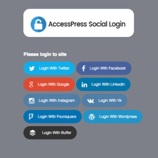 AccessPress Social Login GPL WordPress Plugin